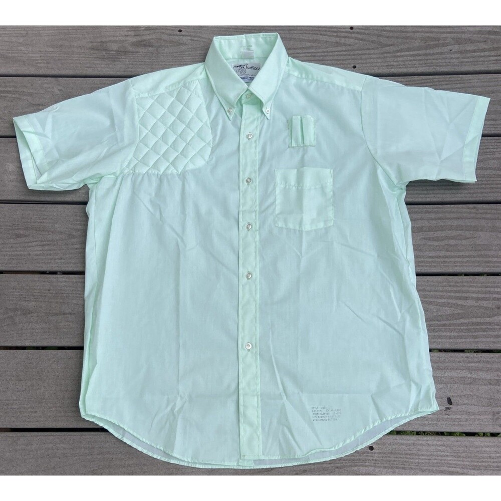 Vintage Shooter’s Fashions by Delton Men’s Dress Shirts XL 17-17.5 (Lot of 2) - Picture 9 of 13